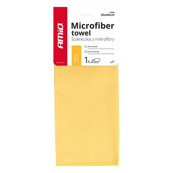 Utierka z mikrovlákna 30x40cm 220g AMIO-03744
