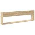 vidaXL Regál na časopisy Sonoma dub 100 x 12 x 30 cm Kompozitné drevo