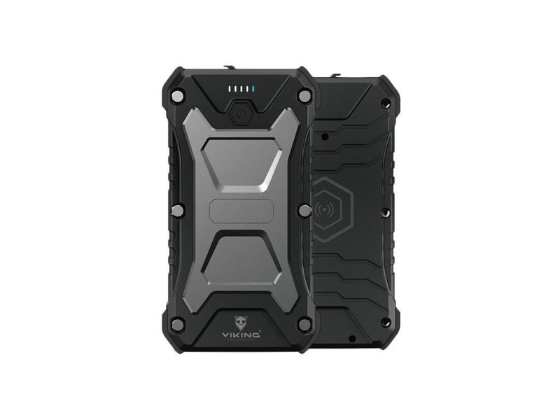 Outdoorová powerbanka Viking SKADI I/Output: 1xUSB-A, 1xUSB-C/Wireless charge 15W max/10000mAh