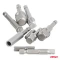 Sada adaptérov na nástrčné kľúče 9ks 1/4", 3/8", 1/2" AMiO-04931
