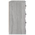 vidaXL Komoda sivá sonoma 104,5x35,5x67,5 cm kompozitné drevo