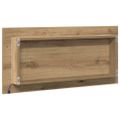 vidaXL Zrkadlo dub artisan 80 x 37 cm Sklo a inžinierske drevo