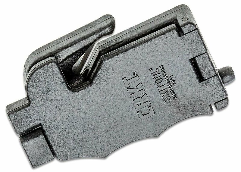 CRKT CR-9031 EXITOOL® BLACK núdzový nástroj na bezpečnostný pás, rozbíjač skla, rezač pásov