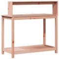 vidaXL Stôl na presádzanie s policami 108x50x109,5 cm masívny douglas