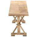 vidaXL Lavička do chodby 160x35x45 cm masívne mangovníkové drevo