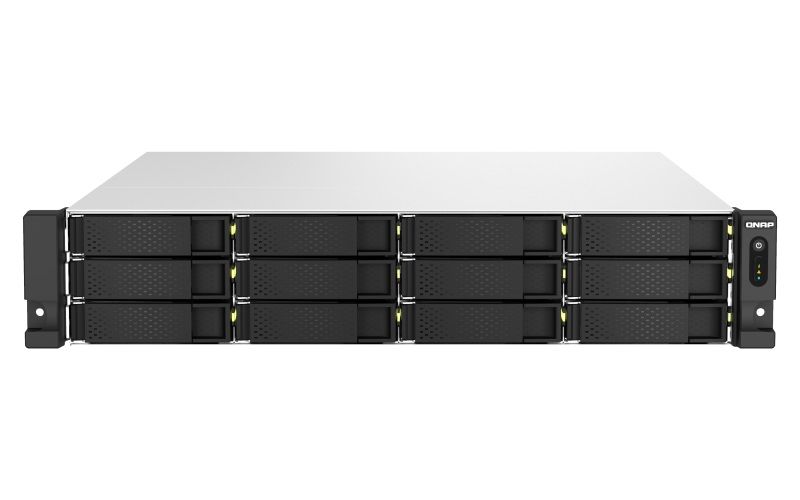 QNAP TS-h1887XU-RP-E2334-16G (Xeon 4,8GHz, ZFS, 16GB ECC RAM, 12x 3,5'' + 6x2,5'', 2x 2,5GbE, 2x10GbE)