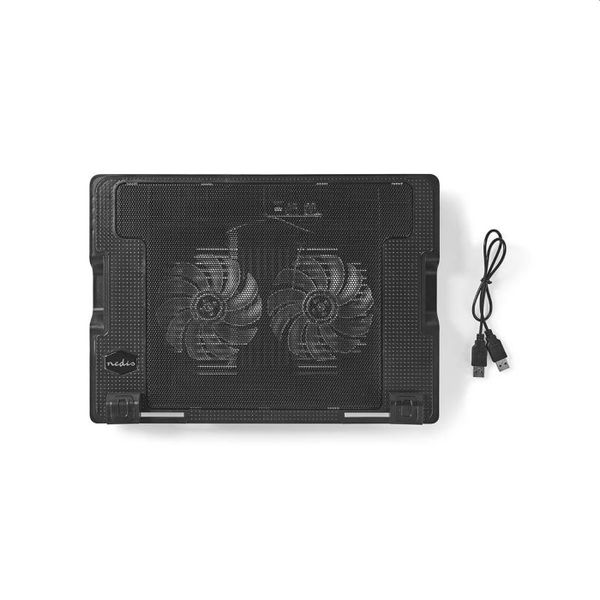 Nedis NBCR200BK - Stojan na notebook | až 18" | Univerzálne | Čierna farba
