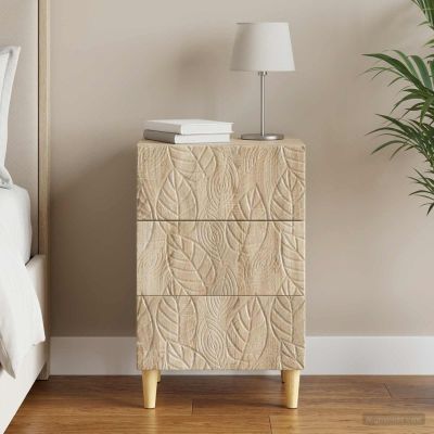 vidaXL Nočný stolík Dub sonoma 43 x 39,5 x 66,5 cm Kompozitné drevo