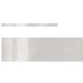 vidaXL Obrubník trávnika 4 ks 450 x 15 cm Nerezová oceľ Strieborná