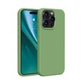 Puzdro Etteri Silicone pre iPhone 12 / 12 Pro 6,1" svetlozelená