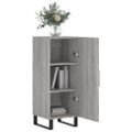 vidaXL Komoda sivý dub sonoma 34,5x34x90 cm spracované drevo