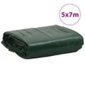 vidaXL Celta zelená 5x7 m 650 g/m²