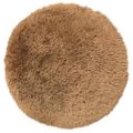vidaXL Poťah na podložku 6 pcs HEERLEN Sivohnedá Ø 60 cm PV fleece