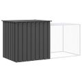vidaXL Klietka pre zajace antracitová 200x91x100 cm pozinkovaná oceľ