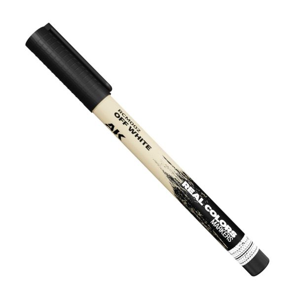 AK Interactive: RC Markers - Off White