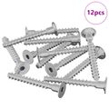 vidaXL Skrutka 12 ks Zinkovaný 5 x 40 mm Železo