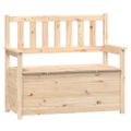 vidaXL Lavička 112,5x51,5x96,5 cm masívne borovicové drevo
