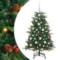 vidaXL Umelý vianočný stromček Zelená 120 cm PVC, kov a plast