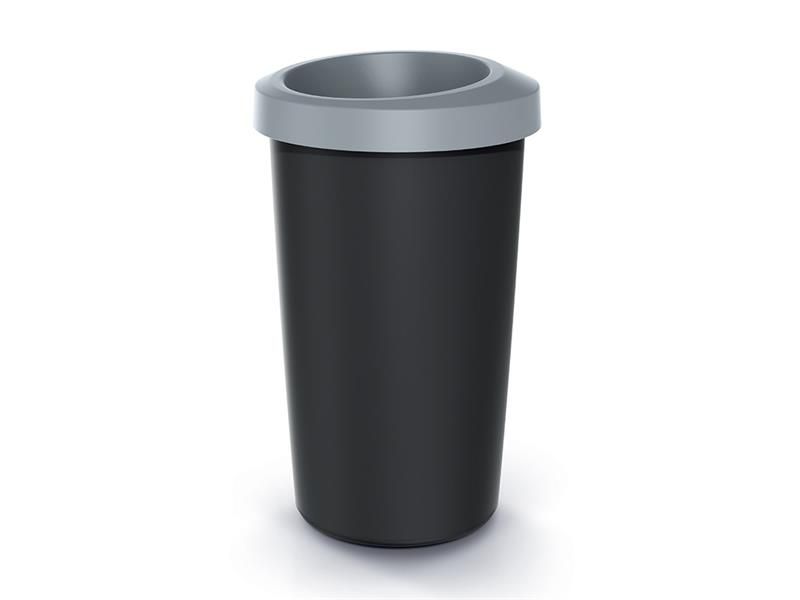 Kôš odpadkový COMPACTA R DROP svetlo šedý 25l