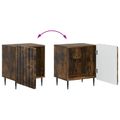 vidaXL Nočný stolík 2 ks Dymový dub 43 x 34,5 x 52 cm Kompozitné drevo