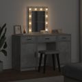 vidaXL Toaletný stolík Sivá 50 x 41 x 135 cm Kompozitné drevo