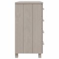 vidaXL Komoda HAMAR, biela 79x40x80 cm, borovicový masív