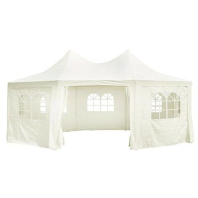 vidaXL | Záhradný stan | Krémová 6 x 4.5 x 3 m látka
