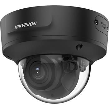 Hikvision 4MPix IP kamera dole; IR 40 m, Audio, Alarm, IP67, IK10, čierna