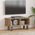 vidaXL TV stolík 68,5 x 35 x 35 cm Remeselný dub Kompozitné drevo
