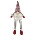 LED vianočný škriatok sediaci, 27 cm, 3x AA, vnútorný, teplá biela