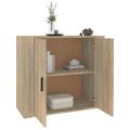 vidaXL Komoda dub sonoma 80x33x70 cm spracované drevo
