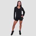 Dámska bežecká bunda Pulse Black - GymBeam, veľkosť L, veľkosť oblečenia L
