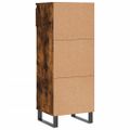 vidaXL Botník dymový dub 40x36x105 cm spracované drevo