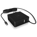 RAIDSONIC ICY BOX, Adaptér pre notebooky 90W USB C