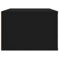 vidaXL Závesná TV skrinka čierna 80x36x25 cm spracované drevo