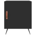 vidaXL Nočné stolíky 2 ks čierne 40x40x50 cm kompozitné drevo