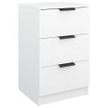 vidaXL Nočné stolíky 2 ks biele 40x36x65 cm