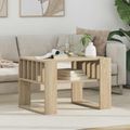 vidaXL Konferenčný stolík Sonoma dub 66 x 49,5 x 45 cm