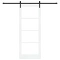 vidaXL Posuvné dvere ORKDAL Biela 83 x 211 cm