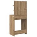 vidaXL Toaletné stolíky do spálne Remeselný dub 80 x 39,6 x 135 cm