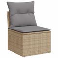 vidaXL 9-dielna záhradná súprava pohoviek s vankúšmi polyratan akácia