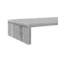 vidaXL Stojan na monitor sivý sonoma 100x27x10 cm kompozitné drevo