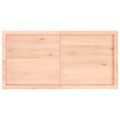 vidaXL Kúpeľňová doska 120x60x(2-4) cm neošetrený masív