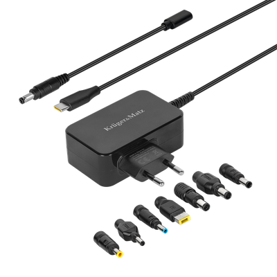 Zdroj univerzálny Kruger&Matz KM1450-65 65W Power Delivery 7 koncoviek pre notebooky