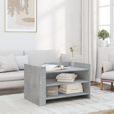 vidaXL Konferenčný stolík betónovosivý 80x50x50 cm kompozitné drevo