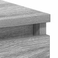 vidaXL Stôl sivý dub sonoma 90x45x76 cm spracované drevo