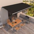 vidaXL Automaticky zaťahovacia markíza 600x300 cm antracitová