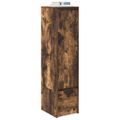 vidaXL Highboard Dub dymový 29,5x34x119,5 cm Upravené drevo