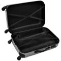 vidaXL Sada 3 škrupinových kufrov s kolieskami,strieborná 45,5/55/66cm