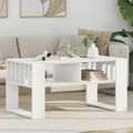 vidaXL Konferenčný stolík Biela 92 x 49,5 x 45 cm Kompozitné drevo